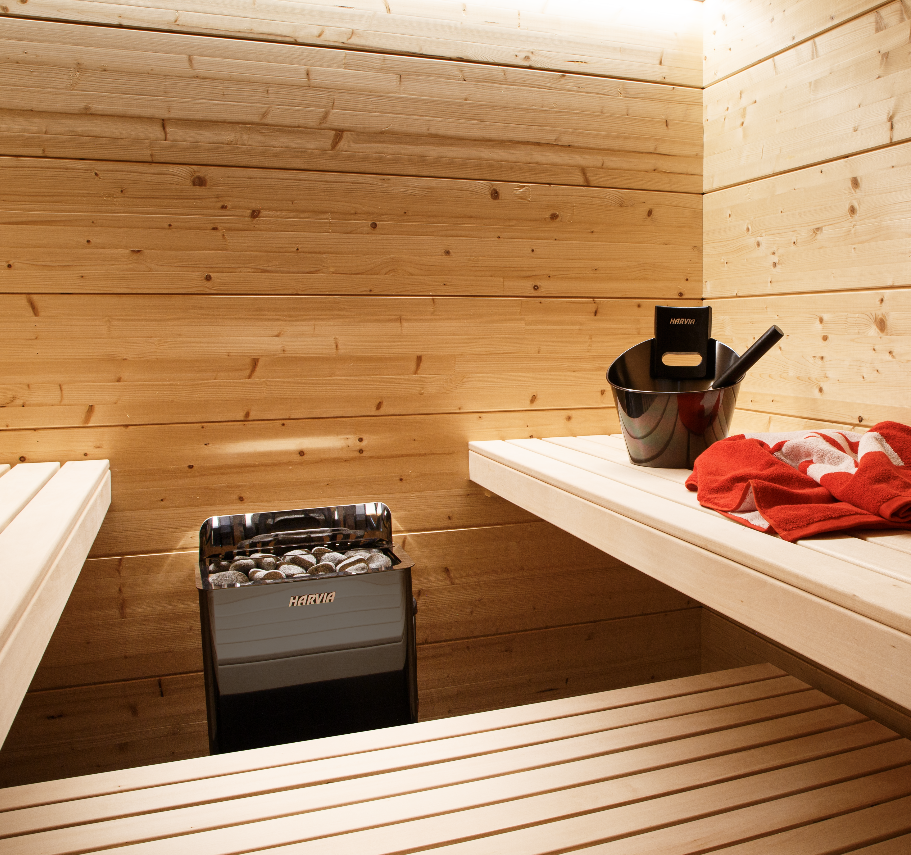 Poêle à sauna électrique Harvia The Wall SW60E noir 6,0 kW sans contrôleur