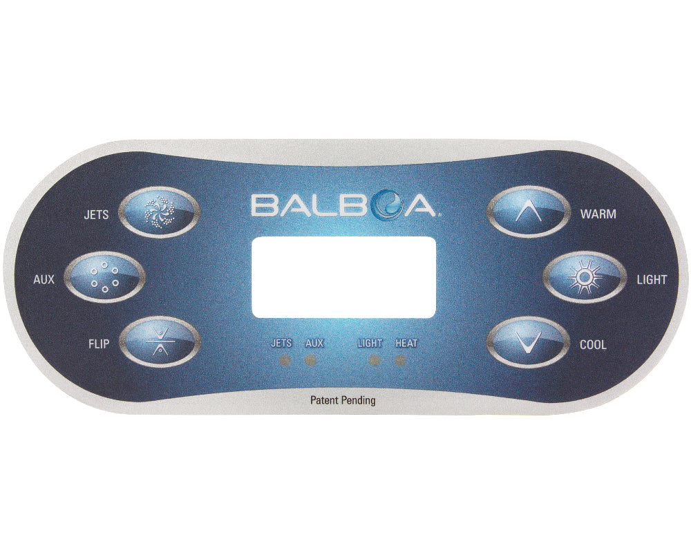 Balboa TP600 Bedienfeld Aufkleber