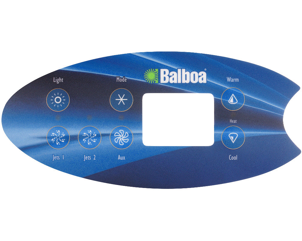 Balboa VL702S / ML554 Autocollant du panneau de commande, 7 touches