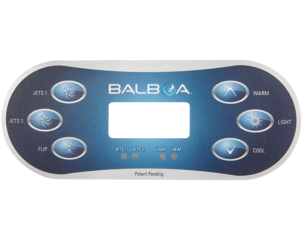 Balboa TP600 Bedienfeld Aufkleber