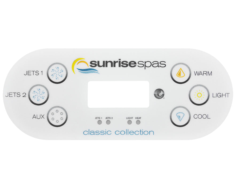 Balboa TP600 Aufkleber für Sunrise Spas