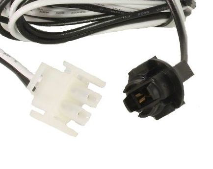 Lampefassung und Kabel mit AMP-Stecker